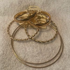 Gold Fashion Earrings